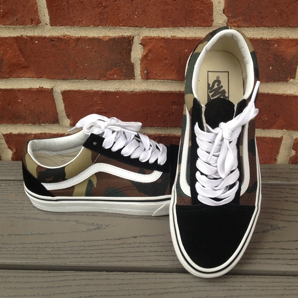 vans old skool camouflage